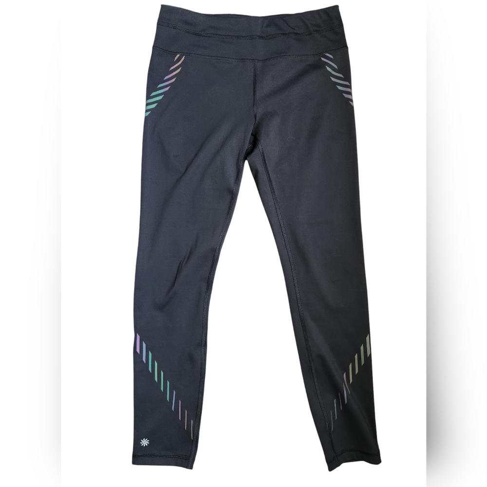 Athleta Black Spectrum Sonar 7/8 Tight Leggings Size S